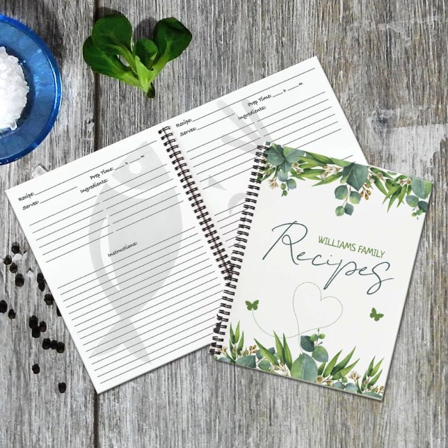 Cuaderno Hojas acuáticas de la familia personalizado, cocin (Subido por el creador)