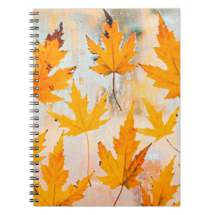 CUADERNO HOJAS AMARILLAS MAPLE