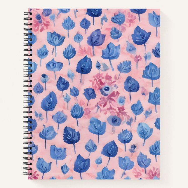 Cuaderno Hojas Azules (Anverso)