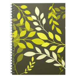 Cuaderno Hojas botánicas modernas