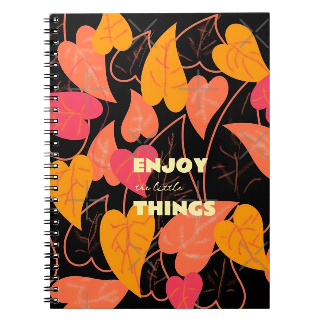 Cuaderno Hojas coloridas (Frente)