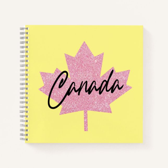 Cuaderno Hojas de arce de Canadá (Anverso)