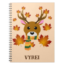 Hojas de arce de ciervo de otoño