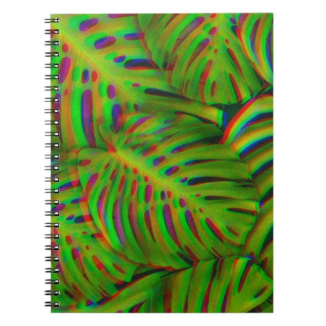 Cuaderno Hojas de arco iris (Frente)