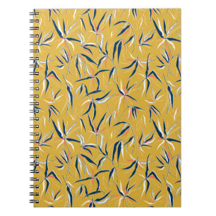 Cuaderno Hojas de bambú: patrón de cosecha de cosecha