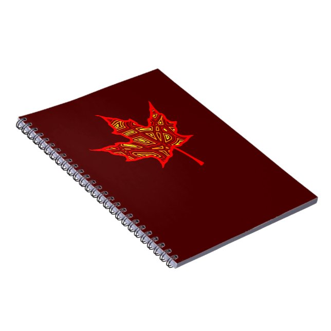 Cuaderno Hojas de Fuego (Lado Derecho)