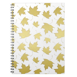 CUADERNO HOJAS DE MAPLE ORO - BORRADOR DE FOTOS