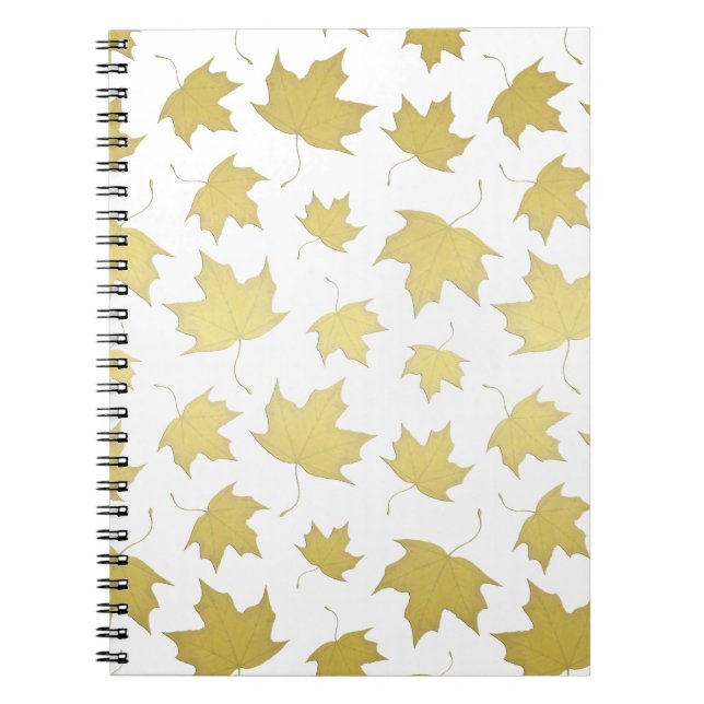 CUADERNO HOJAS DE MAPLE ORO - BORRADOR DE FOTOS (Frente)