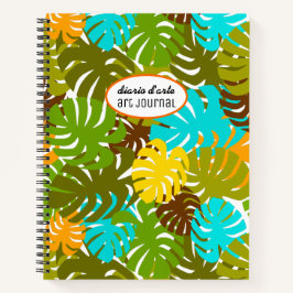 Cuaderno Hojas de Monstera