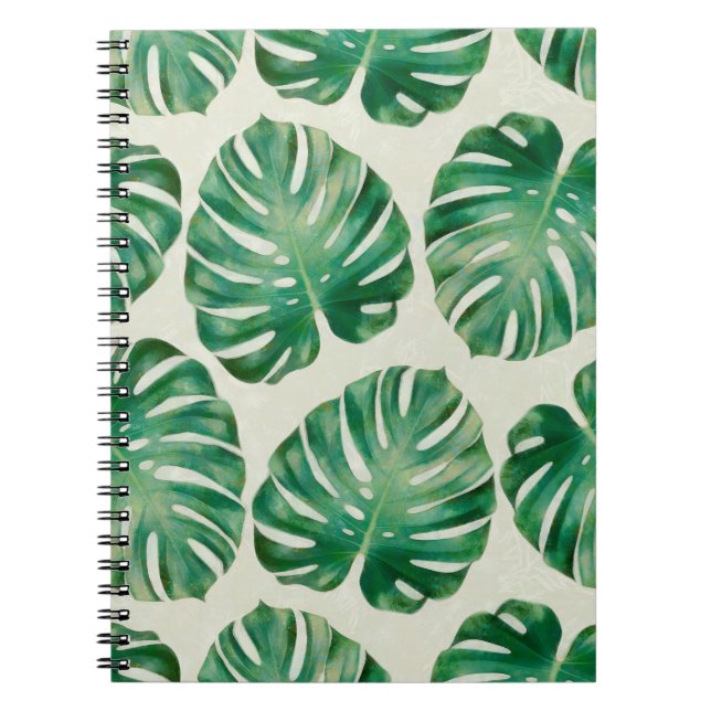 Cuaderno Hojas de monstera (Frente)