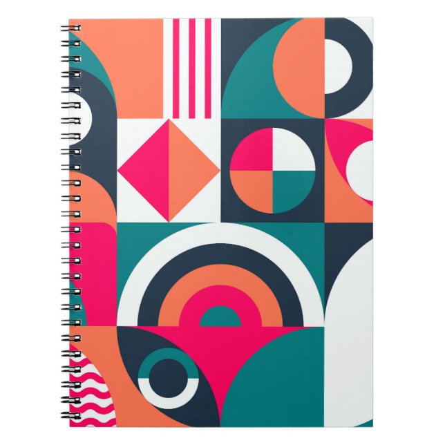 Cuaderno Hojas de Monstera: Patrón Vintage Tropical (Frente)