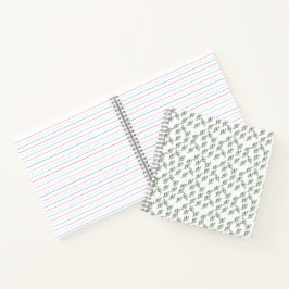 Cuaderno hojas de ☃ nevadas