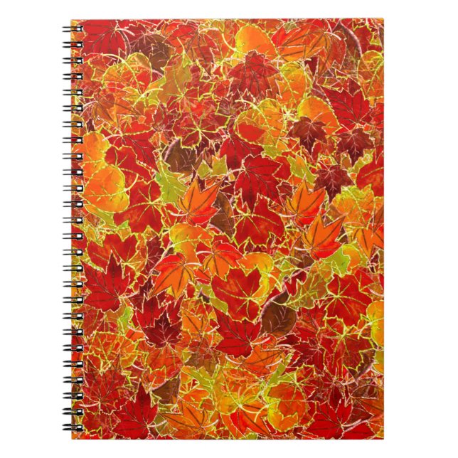 Cuaderno hojas de otoño (Frente)