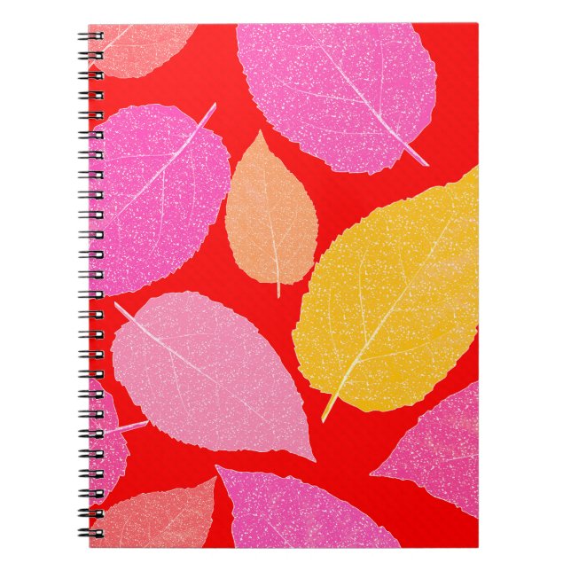 Cuaderno Hojas de otoño. (Frente)
