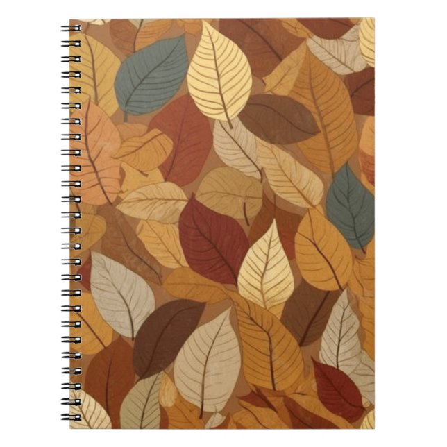 Cuaderno Hojas de otoño coloridas (Frente)