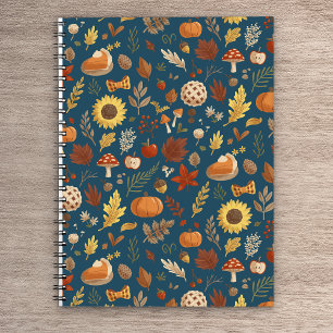Cuaderno Hojas de otoño con un toque de Acción de Gracias