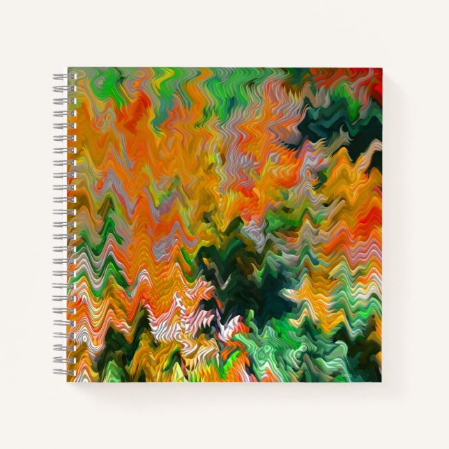 Cuaderno Hojas de otoño en el río...... (Anverso)