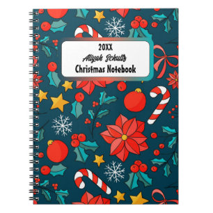 Cuaderno Hojas de otoño en tonos Naranja y amarillo
