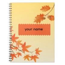 Hojas de Otoño Rústicas Personalizadas