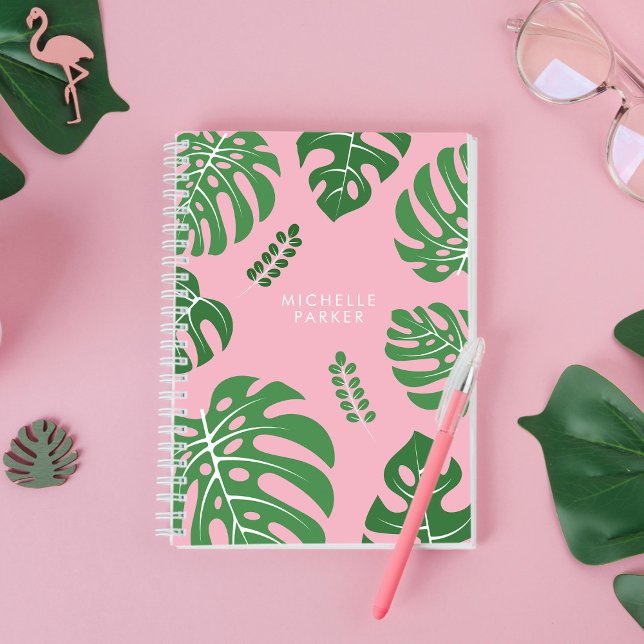 Cuaderno Hojas de palma de Monstera (Subido por el creador)