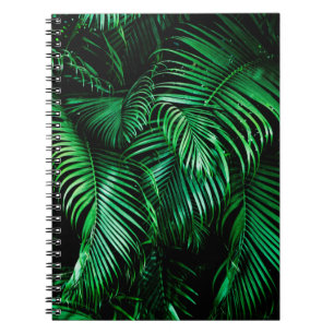 Cuaderno Hojas de palma verdes