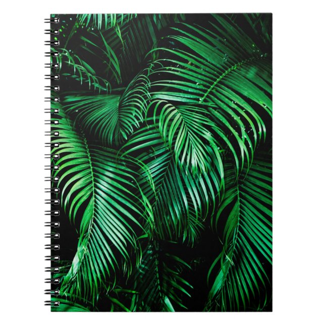 Cuaderno Hojas de palma verdes (Frente)