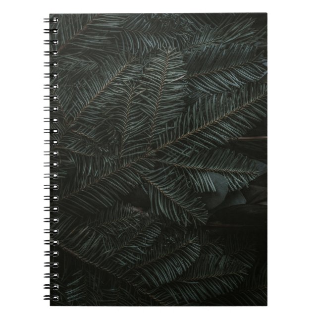 Cuaderno Hojas de pino verdes (Frente)