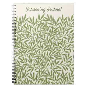 Cuaderno Hojas de sauce victorianas vintage de William Morr