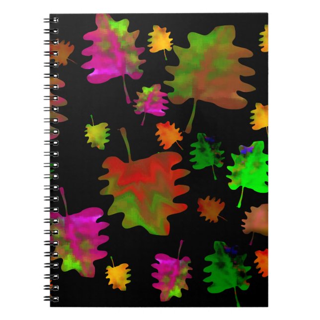 Cuaderno Hojas divertidas acuarela (Frente)