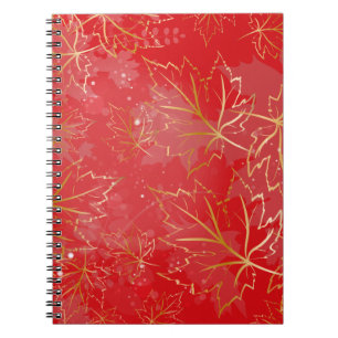 Cuaderno Hojas doradas 6