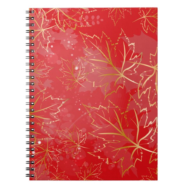 Cuaderno Hojas doradas 6 (Frente)