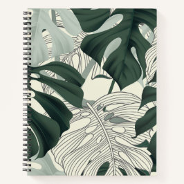 Cuaderno Hojas filoendren tropicales