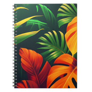 CUADERNO HOJAS FRONDOSAS NATURALEZA JARDÍN
