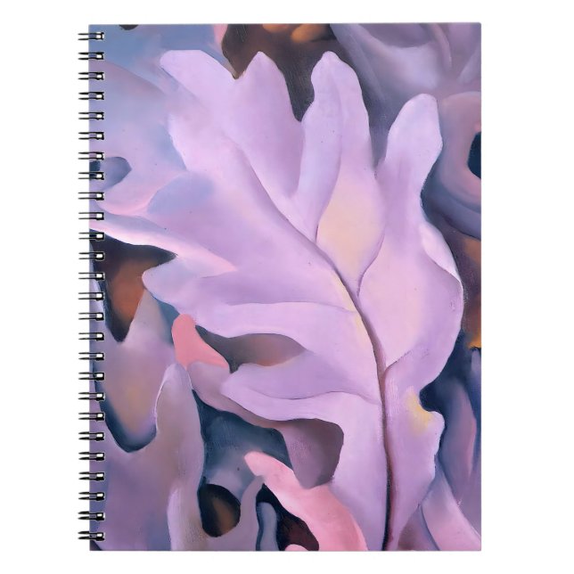 Cuaderno Hojas moradas de Georgia Okeeffe (Frente)