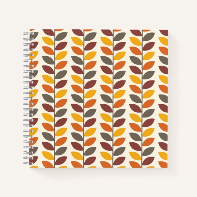 Cuaderno Hojas otoñales (Anverso)