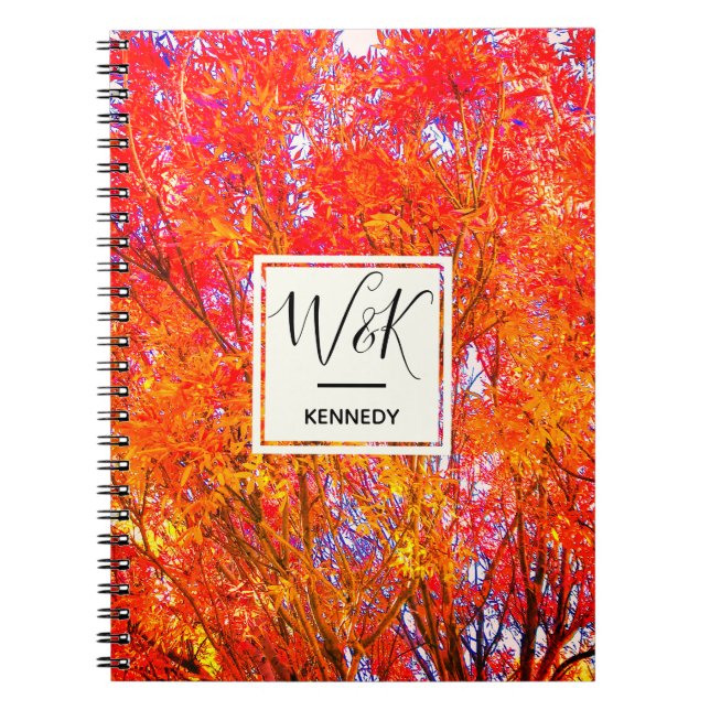 Cuaderno Hojas otoñales (Frente)