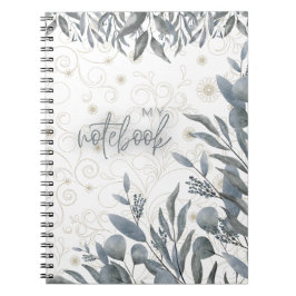 Cuaderno Hojas protectoras grisáceas