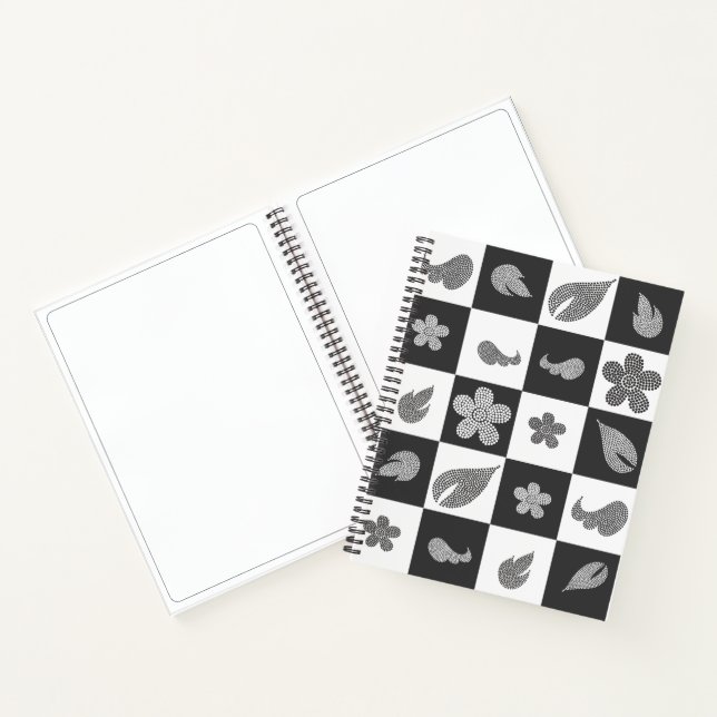 Cuaderno Hojas punteadas (Interior)