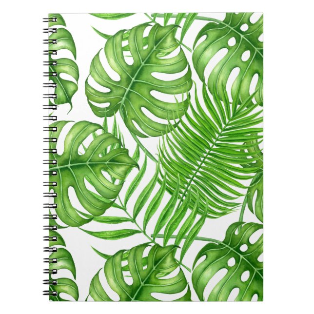 Cuaderno Hojas tropicales (Frente)