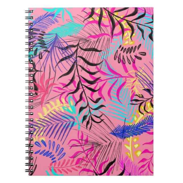 Cuaderno Hojas tropicales (Frente)