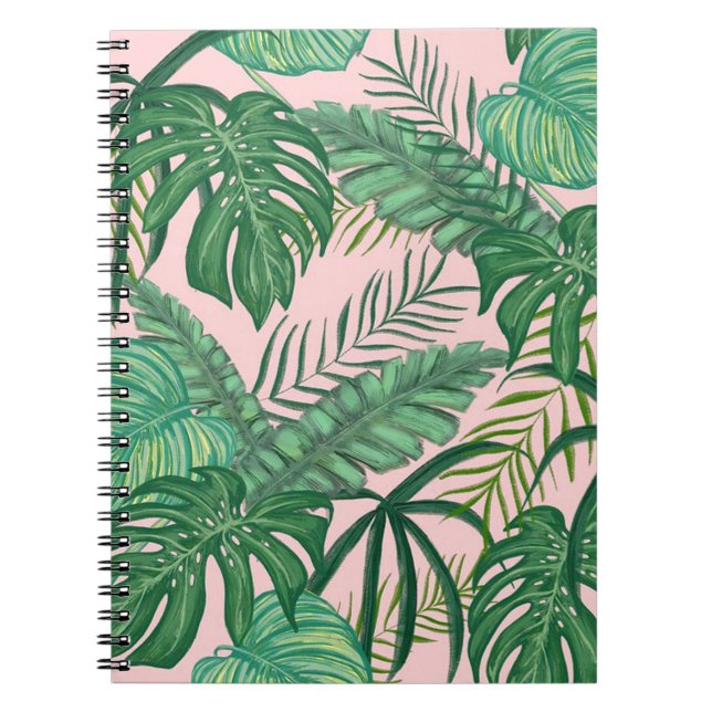Cuaderno Hojas tropicales (Frente)