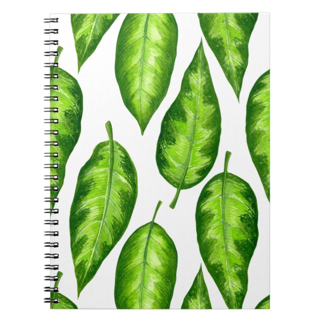 Cuaderno Hojas tropicales (Frente)