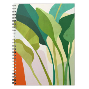 Cuaderno Hojas tropicales