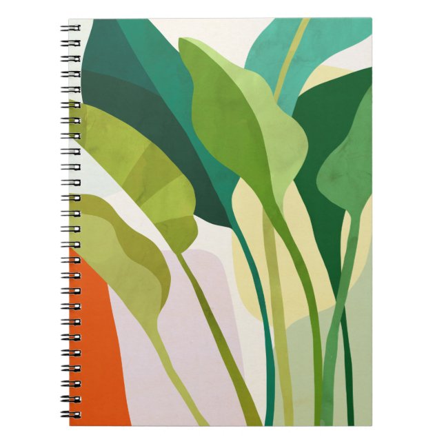 Cuaderno Hojas tropicales (Frente)