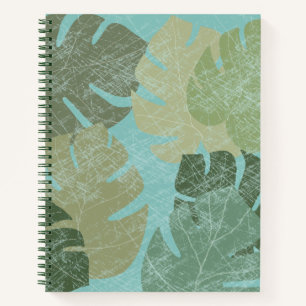 Cuaderno Hojas Tropicales Faded