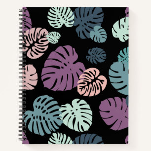 Cuaderno Hojas tropicales multicolores 5