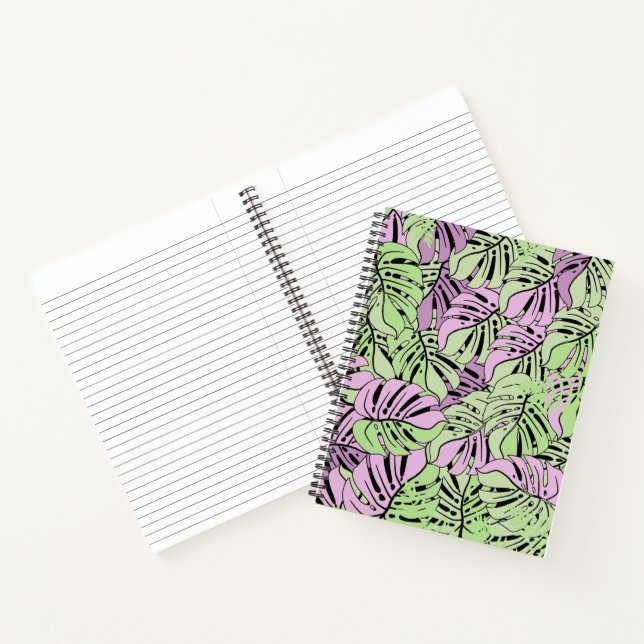 Cuaderno Hojas tropicales para portátiles (Interior)
