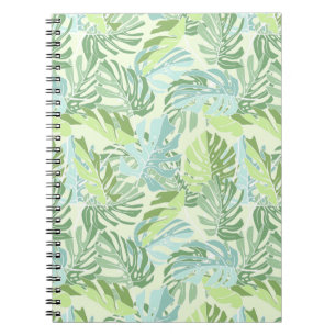 Cuaderno Hojas tropicales pasteles