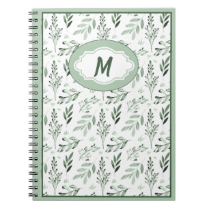 Cuaderno Hojas verdes personalizadas