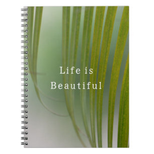 Cuaderno Hojas verdes tropicales de Kauai (foto tomada por